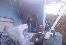 Graduanda Jaciara Monteiro de 42 anos, da Faculdade Alpha, ganha campanha de arrecadação de alumínios, após sofrer preconceito por ser catadora de resíduos