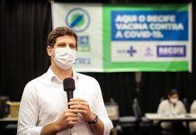 Recife amplia a vacinação contra a Covid-19, para pessoas a partir de 34 anos