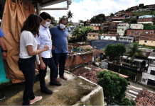 RECIFE: Prefeito João Campos entrega obra de contenção definitiva, de encosta em Nova Descoberta