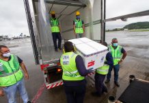 Chega a Pernambuco, 62 mil doses da vacina Coronavac