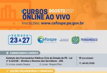 Oito cursos on-line ao vivo estão com inscrições abertas no Cefospe