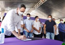 Paulo Câmara autoriza obras em mais de mil quilômetros de rodovias, no Sertão de Pernambuco