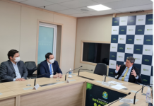 Paulo Câmara recebe a garantia do Ministério da Infraestrutura, de que Ramal de Suape será viabilizado