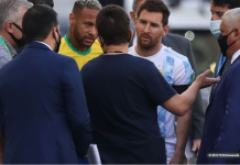 Jogo entre Brasil e Argentina pelas Eliminatórias da Copa do Mundo, é paralisado pela Anvisa, e árbitro decide encerrar a partida