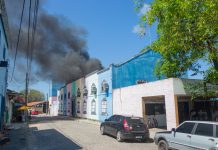 Incêndio destrói Mercado de Artesanato de Itapissuma