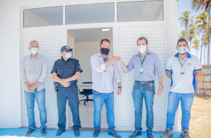 Cabo inicia reforma em base da Guarda Municipal