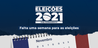 Eleições da OAB Pernambuco acontecem daqui a uma semana