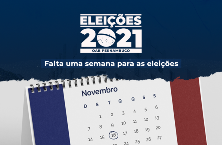 Eleições da OAB Pernambuco acontecem daqui a uma semana
