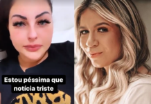 Paula Falcão vai aos prantos com a morte de Marília Mendonça