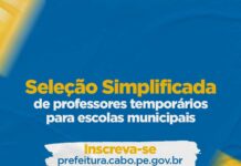 Prefeitura do Cabo abre seleção simplificada para professores com 285 vagas
