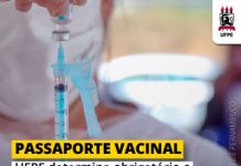 UFPE aprova obrigatoriedade da apresentação do comprovante de vacinação contra a Covid-19
