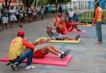 Prefeitura do Cabo realiza teste de aptidão física para novos Guarda-Vidas