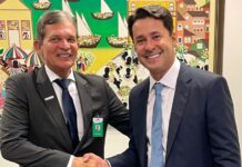Presidente da Petrobras recebe o prefeito de Jaboatão, Anderson Ferreira, para tratar da conclusão da Refinaria Abreu e Lima