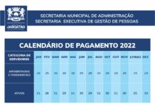 Jaboatão divulga calendário de pagamento de servidores para 2022