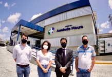 Diogo Moraes vistoria obras de ampliação do Hospital Armindo Moura