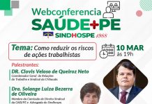 Sindhospe promove webconferência para discutir redução de riscos de ações trabalhistas
