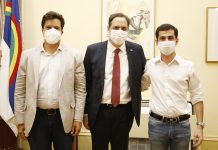 Paulo Câmara recebe secretários estaduais que deixam o Governo para disputar eleições em 2022