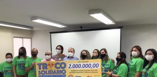 Arco-Mix: Campanha Troco Solidário entrega ao Hospital de Câncer de Pernambuco, cheque de R$ 2 milhões