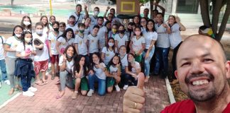 Professor de Educação Física e alunos da Escola de Referência Cônego Olímpio Torres, de Tuparetama, vencem concurso promovido pela NBA