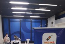 Shopping Boa Vista com Posto de Vacinação contra o Sarampo e o vírus da Gripe, focada na imunização de crianças de 0 a 5 anos