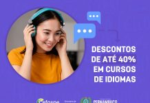 Cefospe viabiliza descontos em cursos de idiomas, para servidores públicos, empregados públicos e militares do Poder Executivo Estadual de Pernambuco