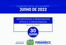 Salário de junho de todos os servidores estaduais de Pernambuco, será pago no dia 30 deste mês