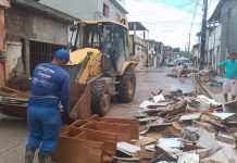 Prefeitura do Jaboatão já recolheu 20 mil toneladas de entulhos nas ruas