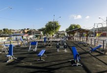 Academia Recife é opção gratuita para quem deseja praticar atividades físicas