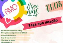13 de agosto é dia de mais uma ação solidária AMOR EM MOVIMENTO – AMO OLINDA