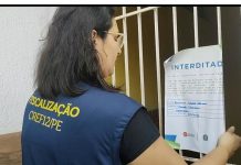 Conselho Regional de Educação Física da 12ª Região/Pernambuco interdita quatro academias na Mata Sul