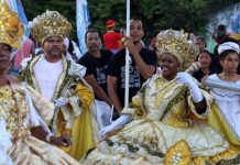 Cortejo nas ruas de Jaboatão Centro, marca abertura do Projeto Aldeia Yapoatan