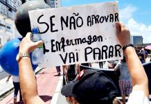 Satenpe repudia suspensão do piso da enfermagem e programa atos públicos em Pernambuco