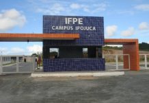 O IFPE-Campus Ipojuca oferece 288 vagas em sete cursos