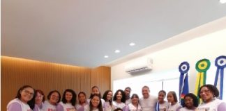Prefeito do Cabo, keko do Armazém, recebe uma comitiva do Projeto Meninas em Movimento pela Educação, do Fundo Malala