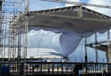 Estrutura do Réveillon do Jaboatão já está sendo montada, em Candeias