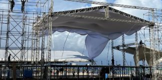 Estrutura do Réveillon do Jaboatão já está sendo montada, em Candeias