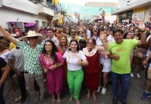 Governadora em exercício de Pernambuco prestigia ‘Folia dos Papangus’, em Bezerros