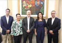 Governadora de PE, Raquel Lyra, debate cooperação técnica e financiamento em Segurança Pública, com representantes do Banco Interamericano de Desenvolvimento