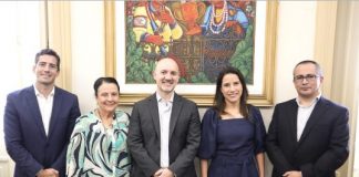 Governadora de PE, Raquel Lyra, debate cooperação técnica e financiamento em Segurança Pública, com representantes do Banco Interamericano de Desenvolvimento