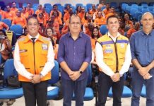 Defesa Civil do Jaboatão tem reforço de 94 profissionais, que foram recepcionados nesta quarta-feira(12)