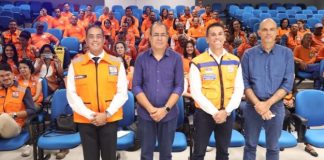 Defesa Civil do Jaboatão tem reforço de 94 profissionais, que foram recepcionados nesta quarta-feira(12)