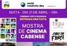 Mostra cabense de cinema, em exibição no Shopping Costa Dourada, no Cabo de Santo Agostinho, nesta sexta-feira(21)