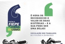 Federação das Indústrias do Estado de Pernambuco, anuncia Prêmio FIEPE de Jornalismo
