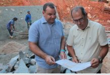 Obras de contenção avançam no Jaboatão dos Guararapes