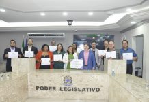 CREF12/PE e Profissionais de Educação Física recebem homenagem da Câmara de Vereadores de São Lourenço da Mata