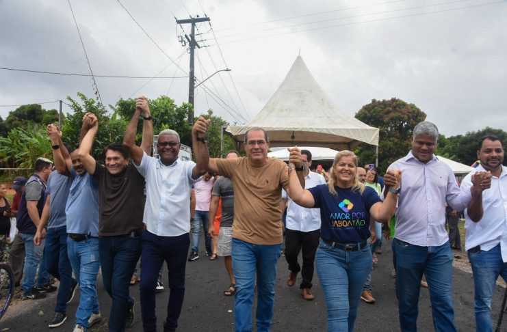 JABOATÃO: Ponte do Engenho Santana é inaugurada pelo prefeito Mano Medeiros