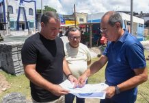 Jaboatão: Prefeito Mano Medeiros acompanha obras do novo Pátio da Feira de Jardim Jordão