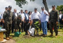 Governadora Raquel Lyra e ministro da Defesa, José Múcio Monteiro, visitam área em que será construída a Escola de Sargentos do Exército, em Pernambuco
