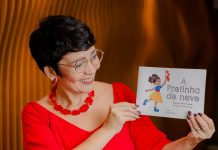 Valkia Chitunda apresenta, “A Pretinha de Neve”, em evento na Livraria do Jardim