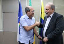 Prefeito de Jaboatão, Mano Medeiros, recebe visita do ex-senador Armando Monteiro